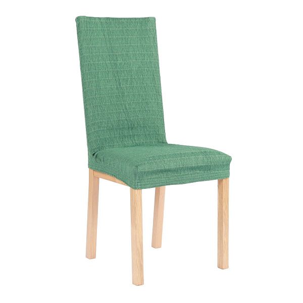 Еврочехол Чехол на стул 2 шт со спинкой 50 см "Акари гран" Зеленый